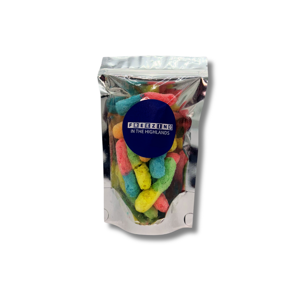 Freeze Dried Sour Worms